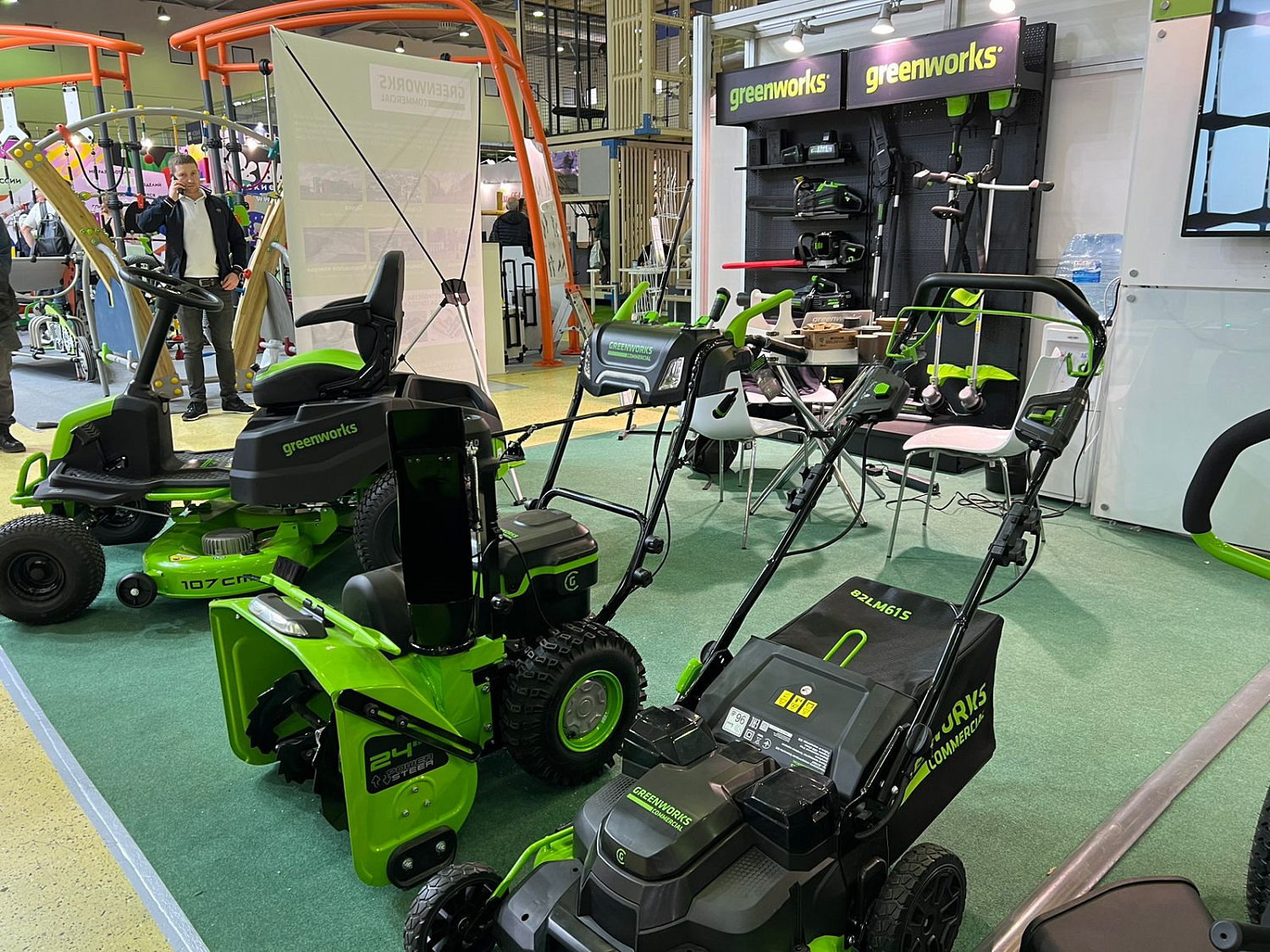 Greenworks на выставке ParkSeason Expo 2024!